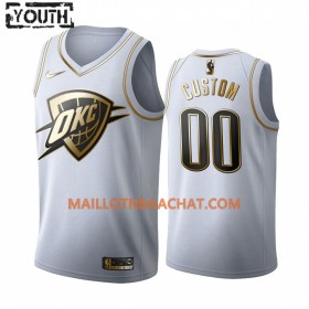 Maillot NBA Oklahoma City Thunder Personnalisable Nike 2019-20 Blanc Golden Edition Swingman - Enfant